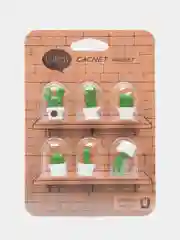 Белый 3d магниты в виде суккулентов Minimi