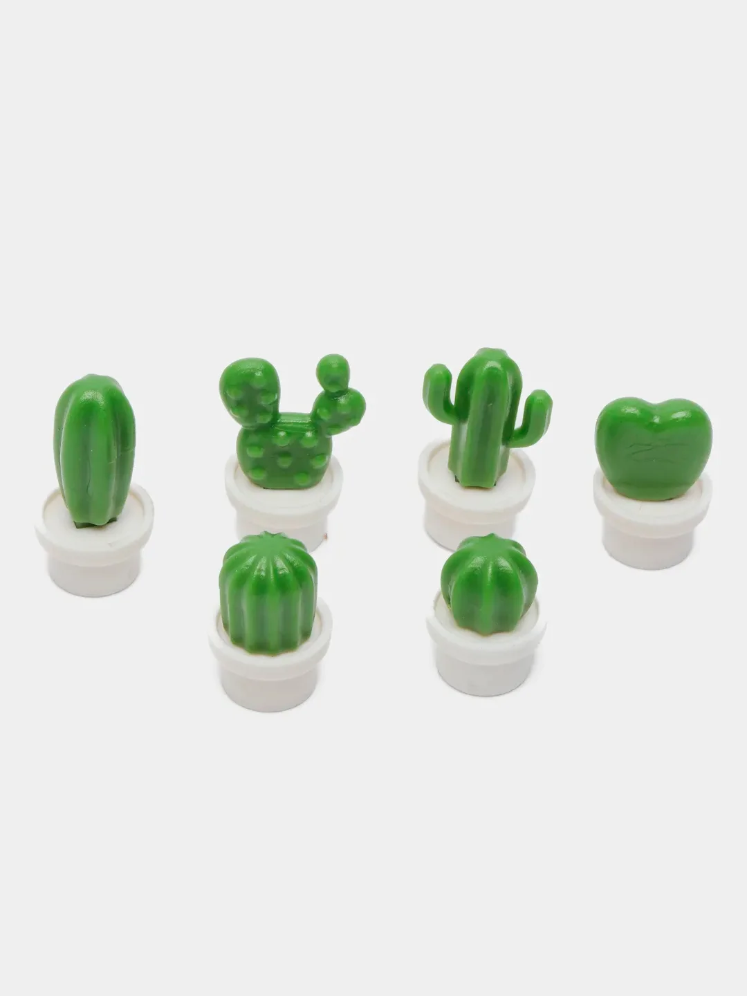 Белый 3d магниты в виде суккулентов Minimi