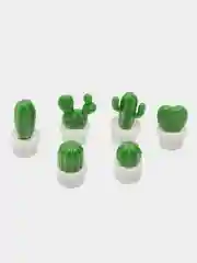 Белый 3d магниты в виде суккулентов Minimi