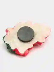 Бордовый магнит "Фрукты овощи"