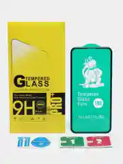 Черный стекло с бортами AirBag iPhone 6/7/8/7+/8+/X/XS/XS Max/11Pro/12mini/12/12Pro/12ProMax