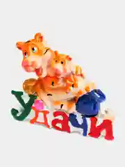 Красный магнит на холодильник "деньги" магнитик сувенир держатель