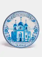 Голубой магнит на холодильник "Краснодар"