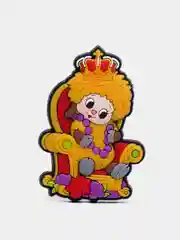 Серый металлик магнит "Овечка", 6 см