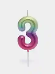 Свечи для торта цифра 0,1,2,3,4,5,6,7,8,9 , на день рождения детские