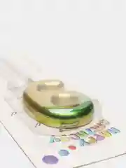 Зеленый свечи цифры для торта/Золотые с градиентом
