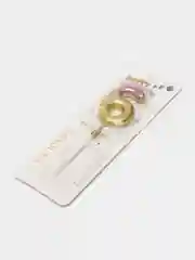 Фуксия свечи цифры для торта/Золотые с градиентом