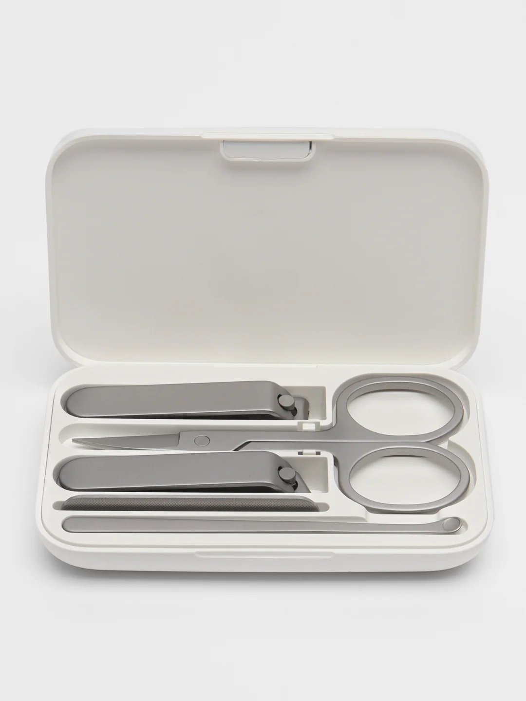Белый маникюрный набор Xiaomi Nail Clipper Five Piece Set, 5 предметов, MJZJD002QW