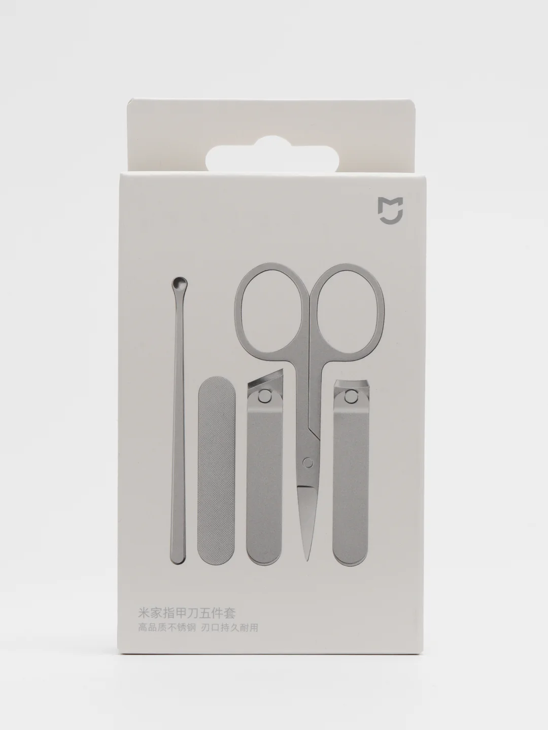 Белый маникюрный набор Xiaomi Nail Clipper Five Piece Set, 5 предметов, MJZJD002QW
