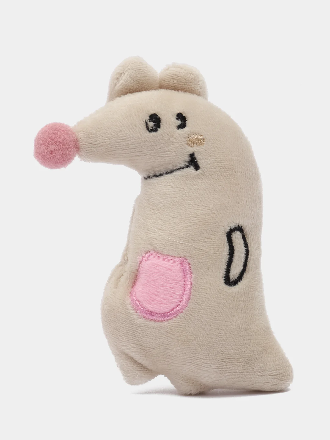 Бежевый мягкая игрушка для кошек, с кошачьей мятой