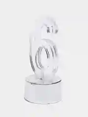 Серебряный свеча светодиодная Цифра 023456789