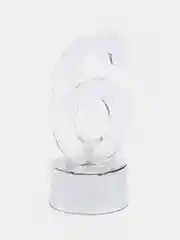 Серебряный свеча светодиодная Цифра 023456789