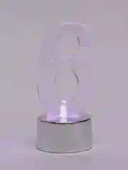 Серебряный свеча светодиодная Цифра 023456789