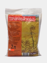 Горчичный жмых 2 л, органическое удобрение защищает от болезней и вредителей, проволочник