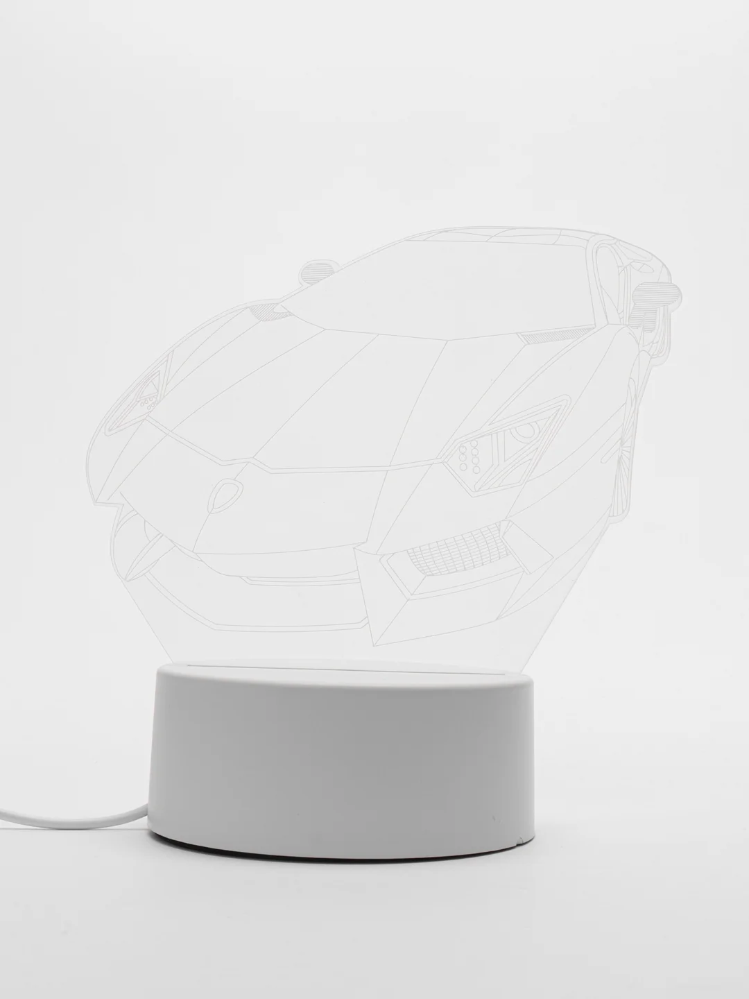 Бордовый светильник 3D, светодиодный ночник, LED