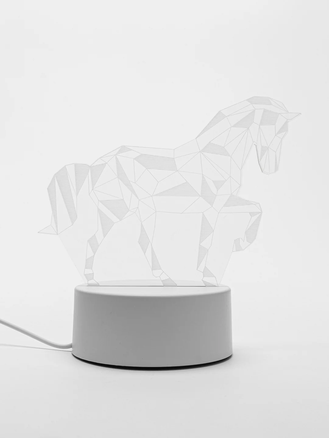 Фиолетовый светильник 3D, светодиодный ночник, LED