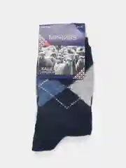 Синий носки мужские, теплые, кашемир