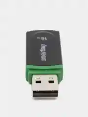 Флешка накопитель для компьютера 16 Gb, Smartbuy Paean, Usb 2.0, черный, 512769