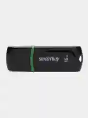 Флешка накопитель для компьютера 16 Gb, Smartbuy Paean, Usb 2.0, черный, 512769