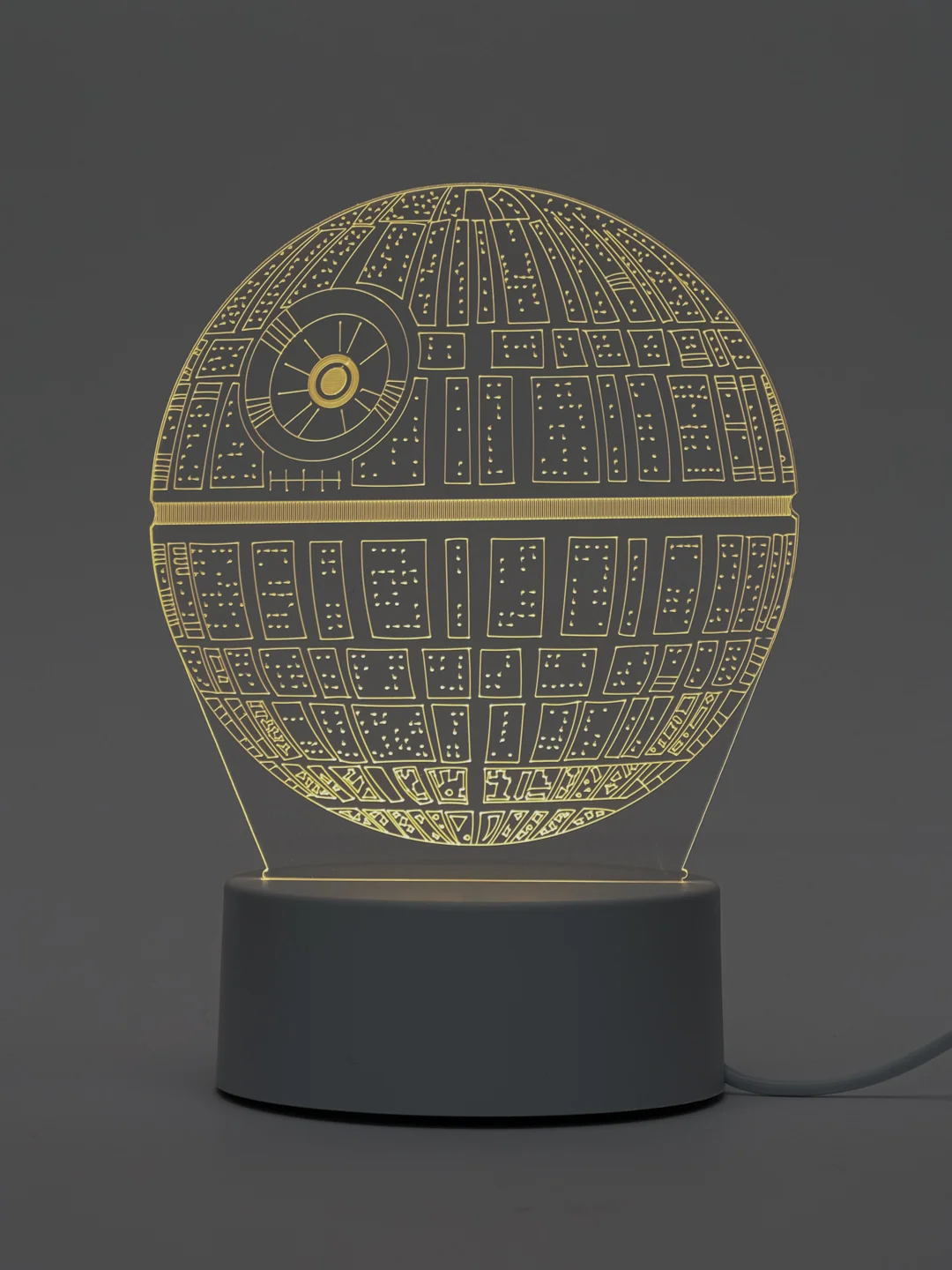 Салатовый светильник 3D, светодиодный ночник, LED