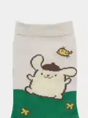 Хаки высокие носки с принтом Куроми, Мелоди, Hello Kitty, носки с рисунком, мужские, женские