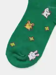 Хаки высокие носки с принтом Куроми, Мелоди, Hello Kitty, носки с рисунком, мужские, женские