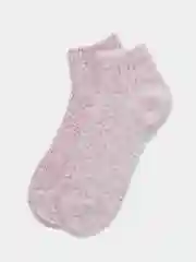 Конфетный термоноски женские, из шерсти куницы, короткие