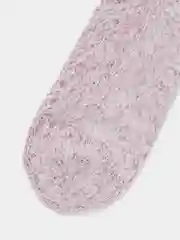 Конфетный термоноски женские, из шерсти куницы, короткие