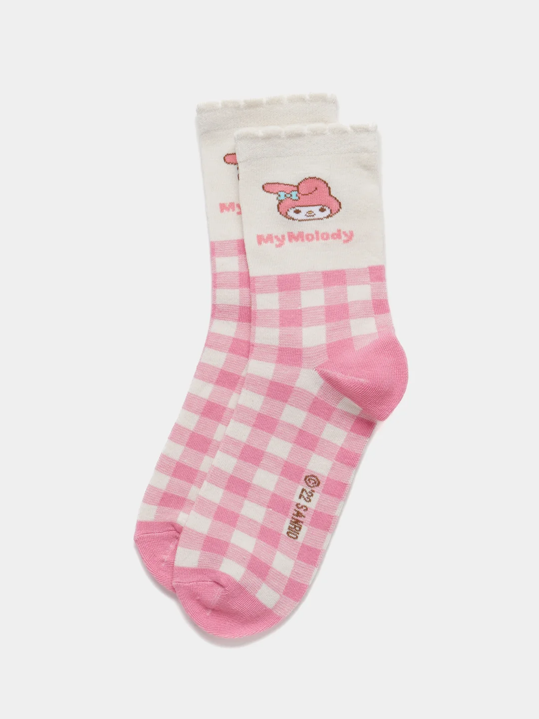 Шоколадный высокие носки с принтом Куроми, Мелоди, Hello Kitty, носки с рисунком, мужские, женские