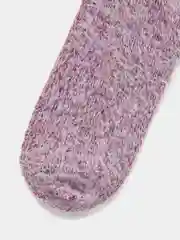 Конфетный термоноски женские из норки длинные