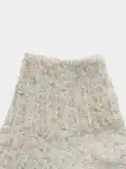 Зеленый термоноски женские, из шерсти куницы, короткие