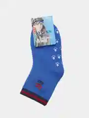 Лазурный носки детские, махровые, с тормозами