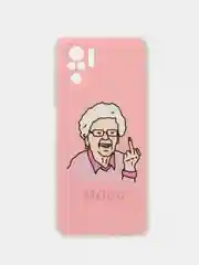 Тёмно-коричневый чехол на Xiaomi Redmi Note 10 / Poco M5s / Redmi Note 10S матовый, с рисунком