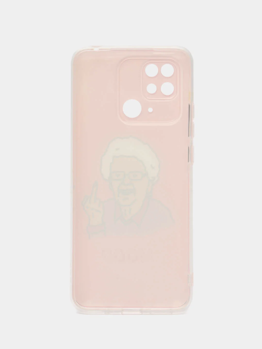 Светло-жёлтый чехол на Xiaomi Redmi 10C / Сяоми Редми 10С прозрачный, с рисунком, защита камеры