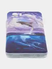 Тёмно-бордовый чехол на Xiaomi Redmi Note 10 / Poco M5s / Redmi Note 10S матовый, с рисунком