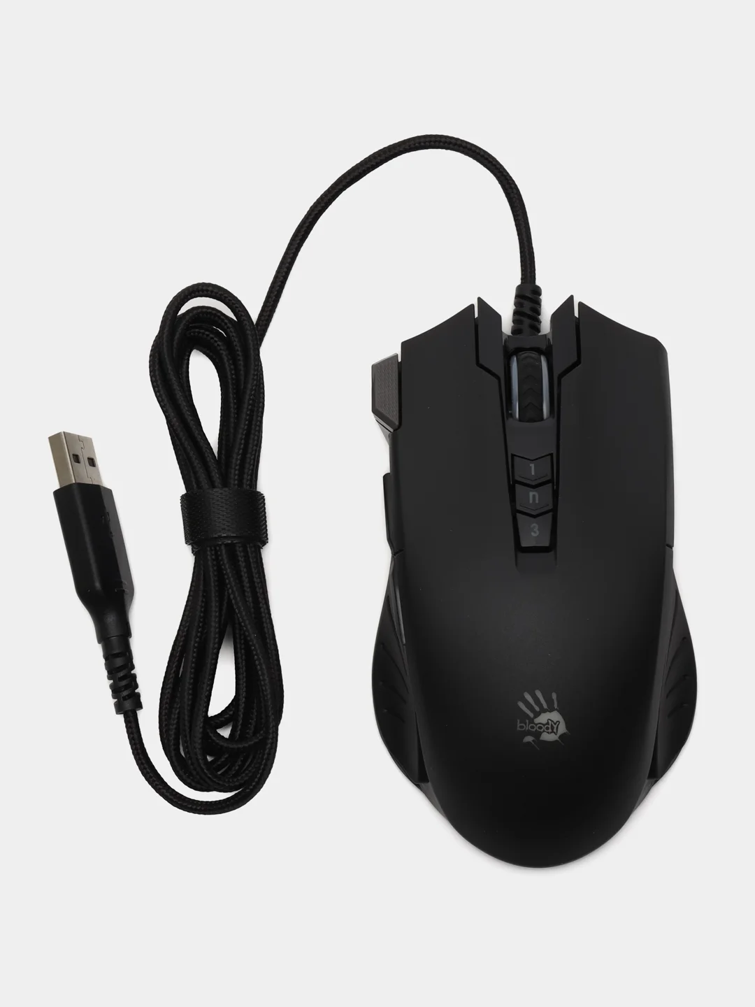 Мышь A4TECH Bloody V9M, игровая, оптическая, проводная, USB, черная