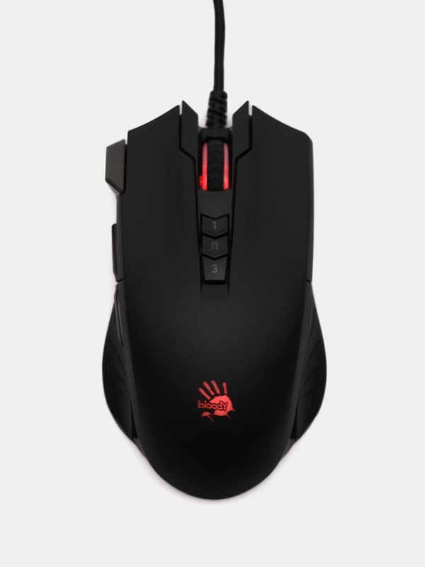 Мышь A4TECH Bloody V9M, игровая, оптическая, проводная, USB, черная