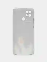 Светло-синий чехол на Xiaomi Redmi 10C / Сяоми Редми 10С прозрачный, с рисунком, защита камеры