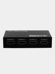 Разветвитель - сплиттер HDMI, ver. 1.4, 1 вход, 4 выхода