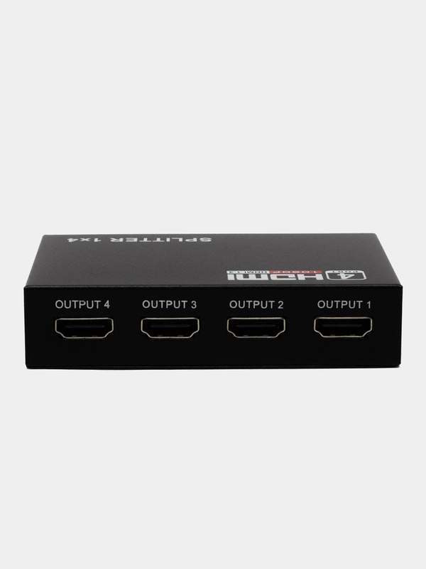Разветвитель - сплиттер HDMI, ver. 1.4, 1 вход, 4 выхода