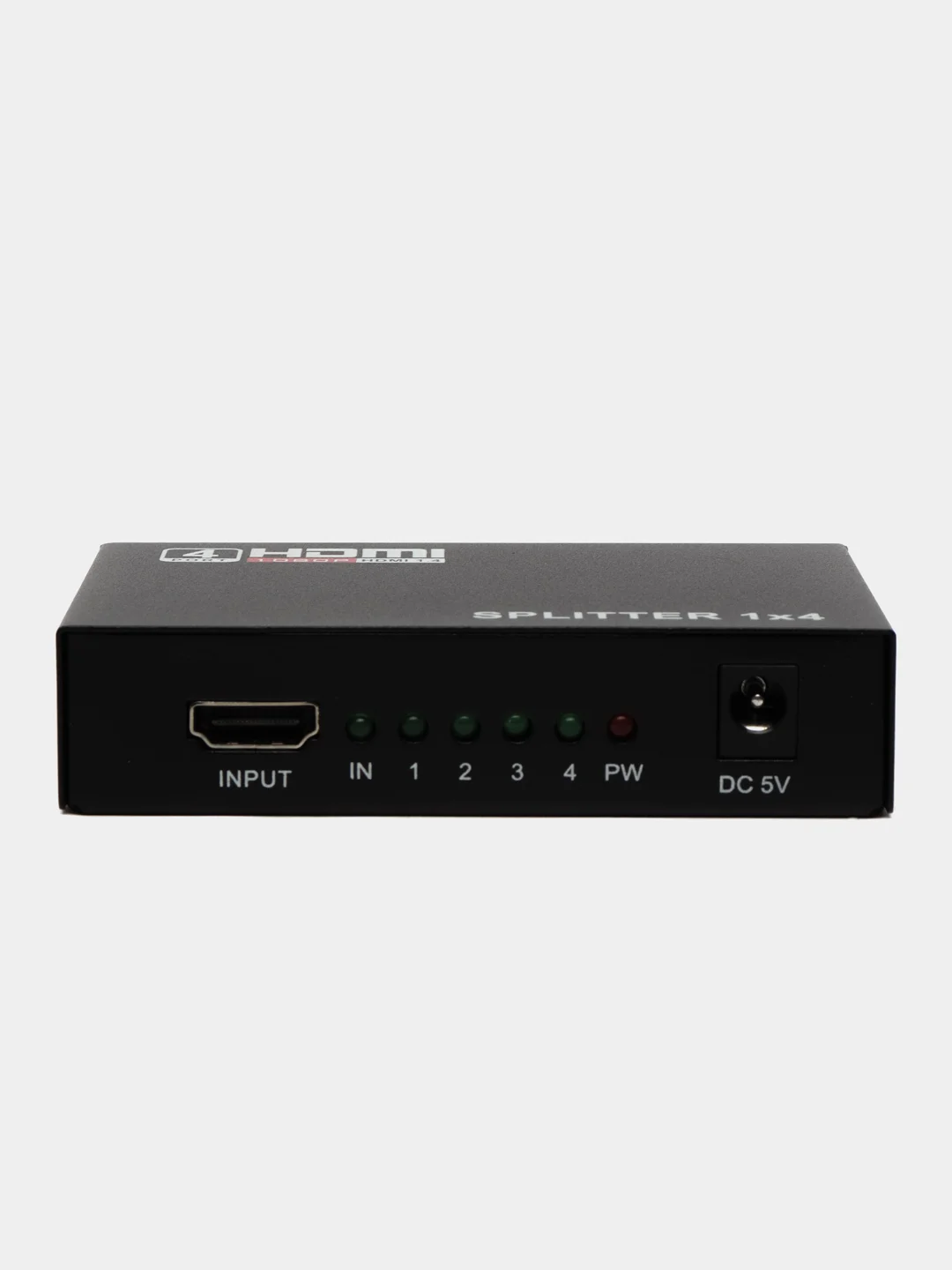 Разветвитель - сплиттер HDMI, ver. 1.4, 1 вход, 4 выхода
