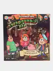 Бордовый настольная игра по мотивам венсдей, чебурашка, майнкрафт, радужные друзья