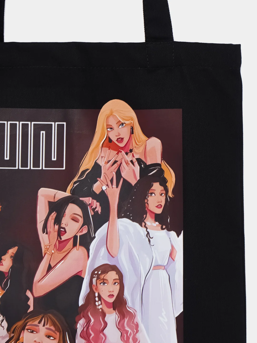 Шоппер сумка, с принтом, (G)I-dle (Джи идол)