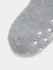 Серый носки детские, махровые, с тормозами