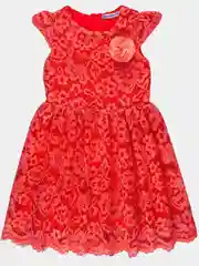 Коралловый платье для девочек 2-5 лет