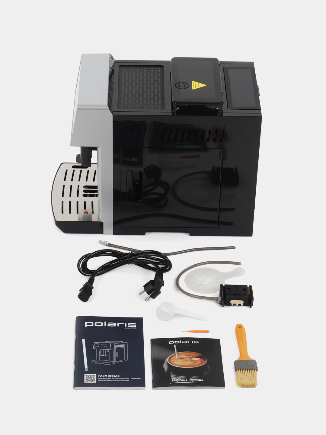 Кофемашина Polaris PACM 2055AC, черный, серебряный