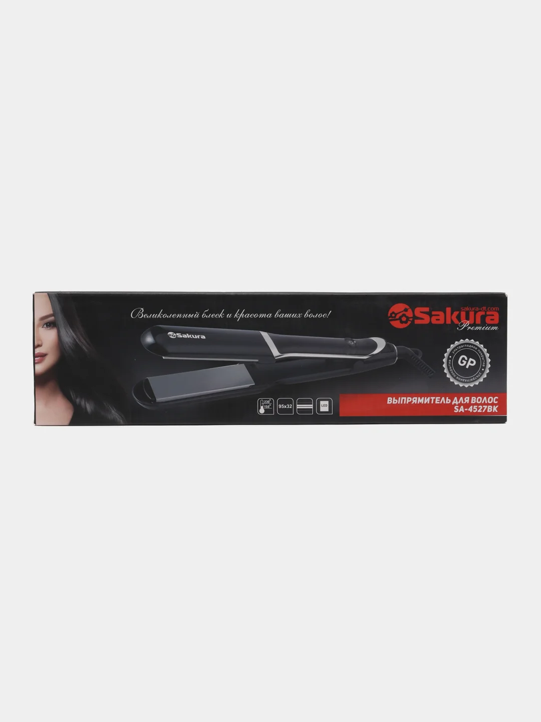 Черный выпрямитель Sakura SA-4527BK, 50 Вт