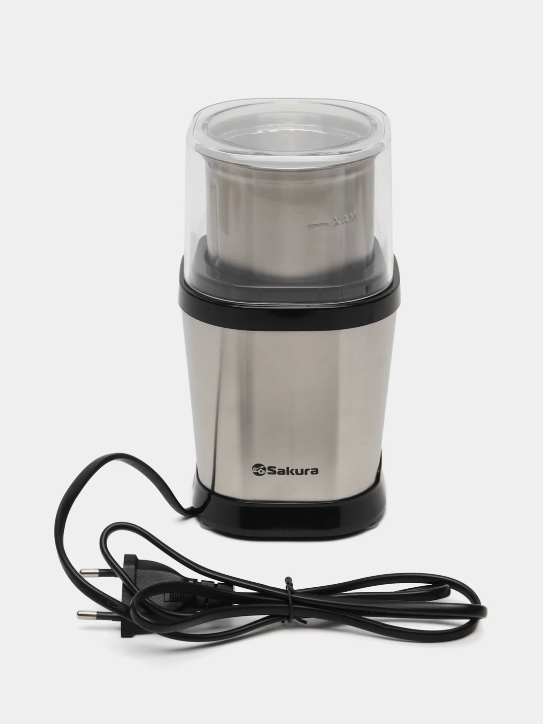Кофемолка Sakura SA-6177S, сталь, 250 Вт, 70 грамм