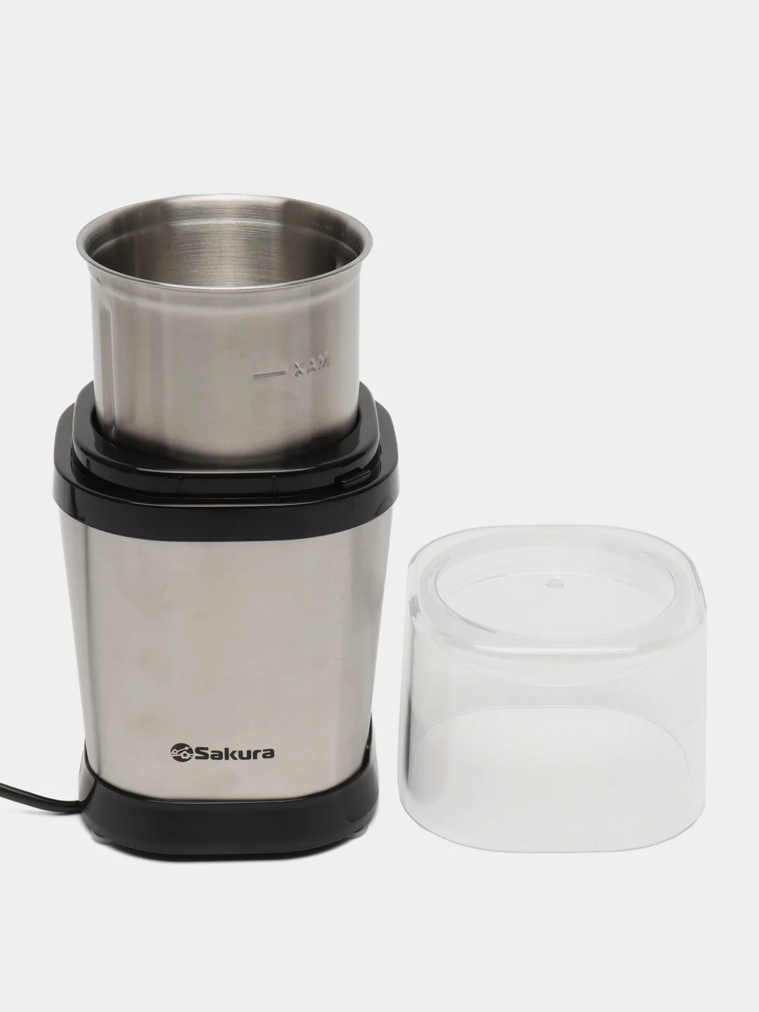 Кофемолка Sakura SA-6177S, сталь, 250 Вт, 70 грамм