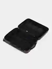 Синий пластиковый чемодан Kartex 0204